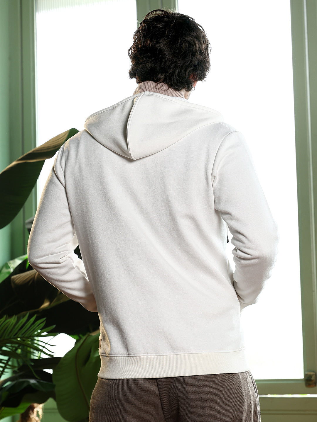 Duo-Tone Zip-Front Hoodie