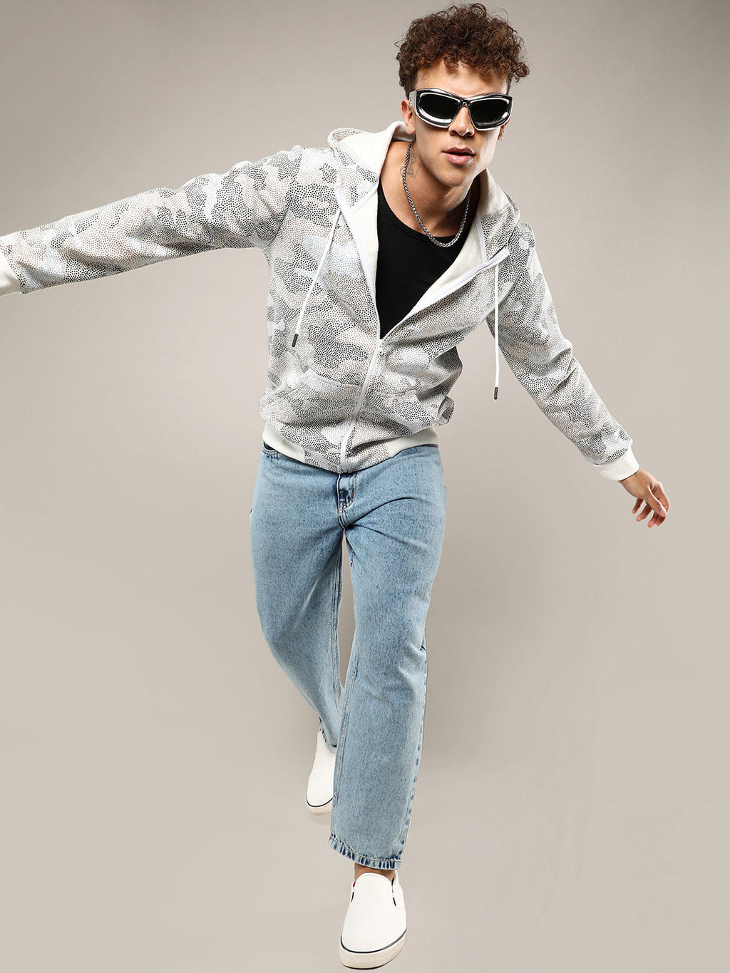 Abstract Dotted Sweatshirt