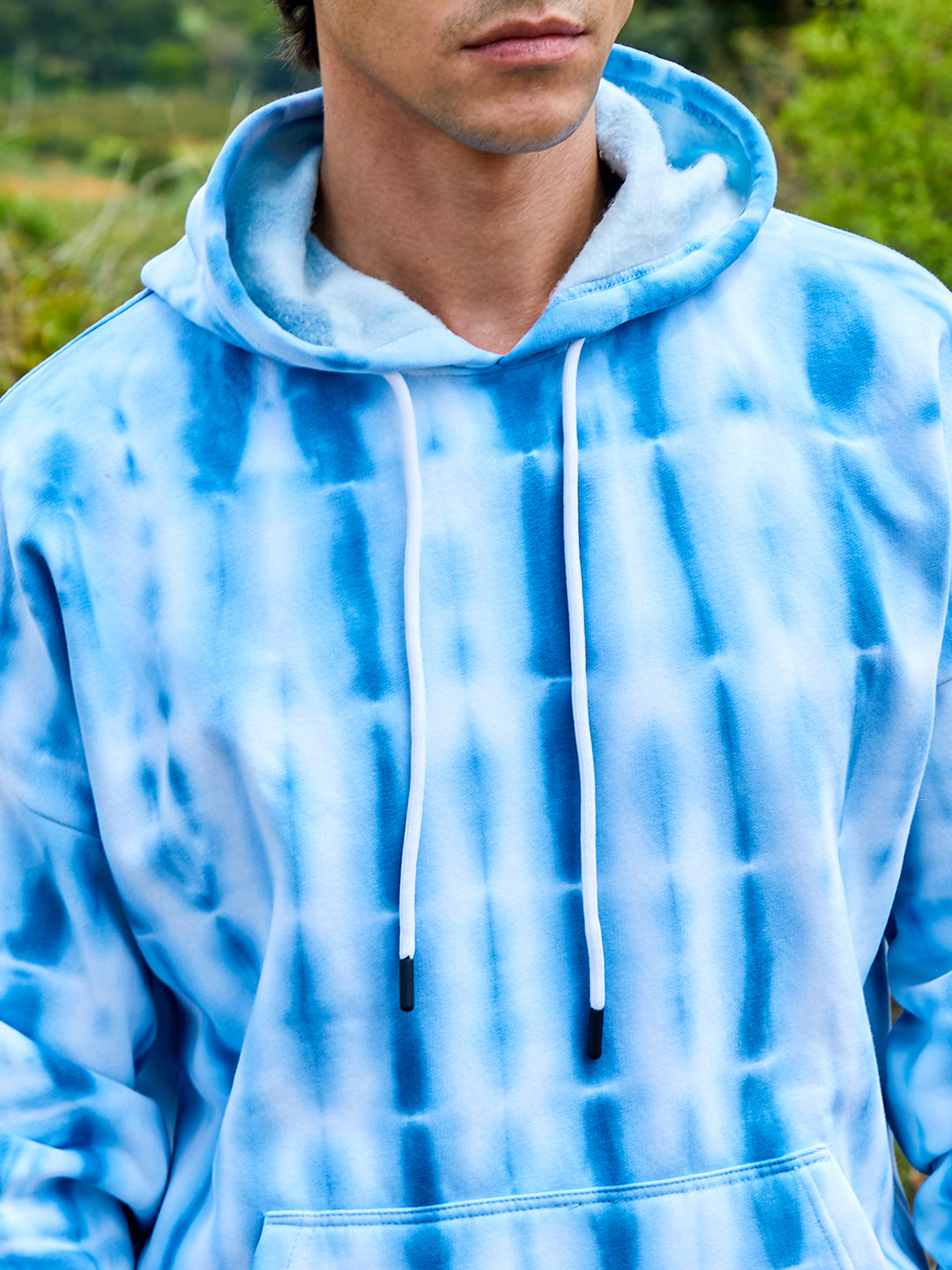 Tie Dye Oversized Hoodie With Kangaroo Pocket