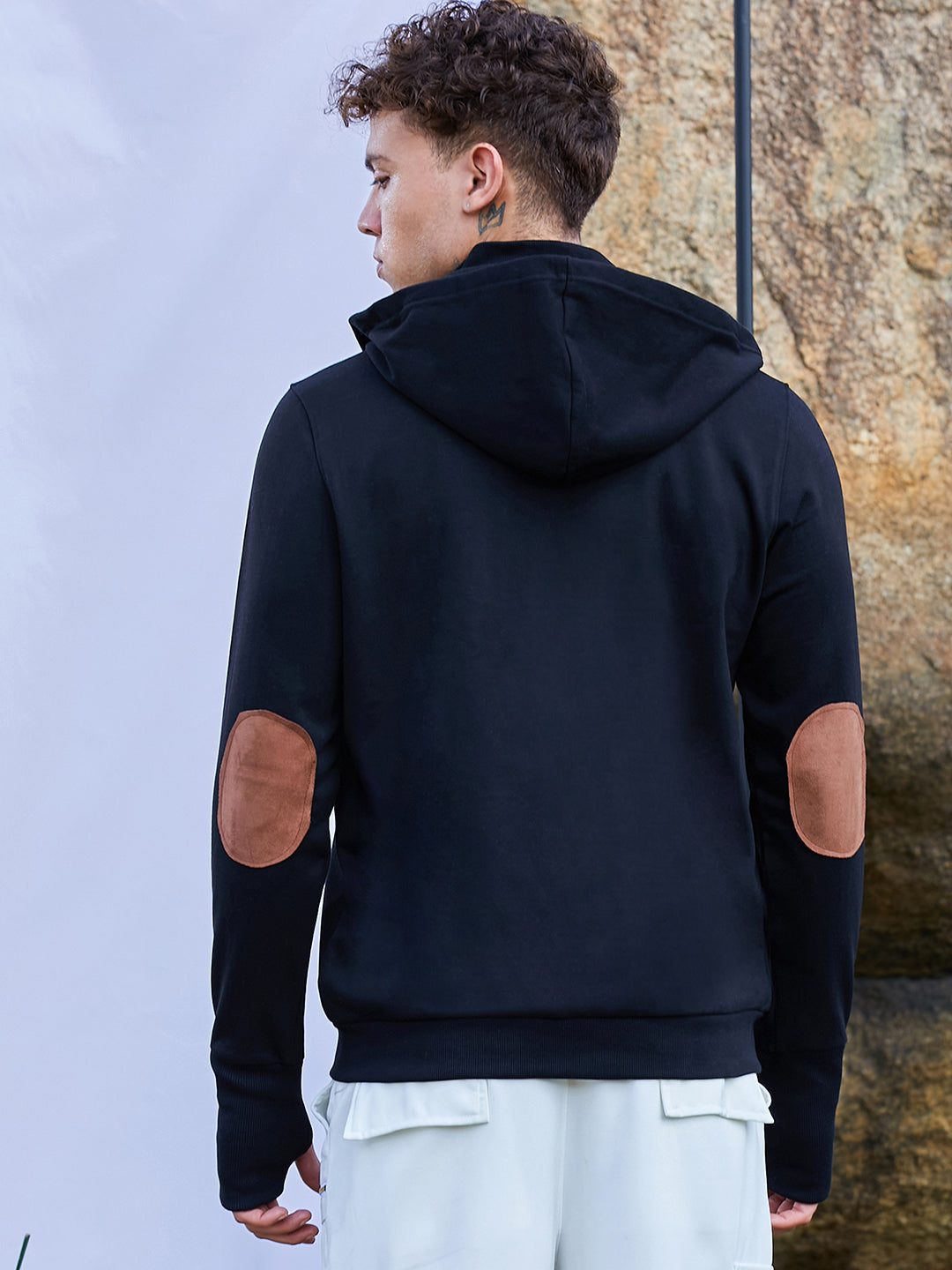 Men's Zip-Front Travel Hoodie Sweatshirt