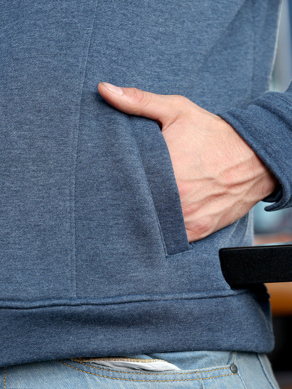 Panel-Stitch Knit Jacket