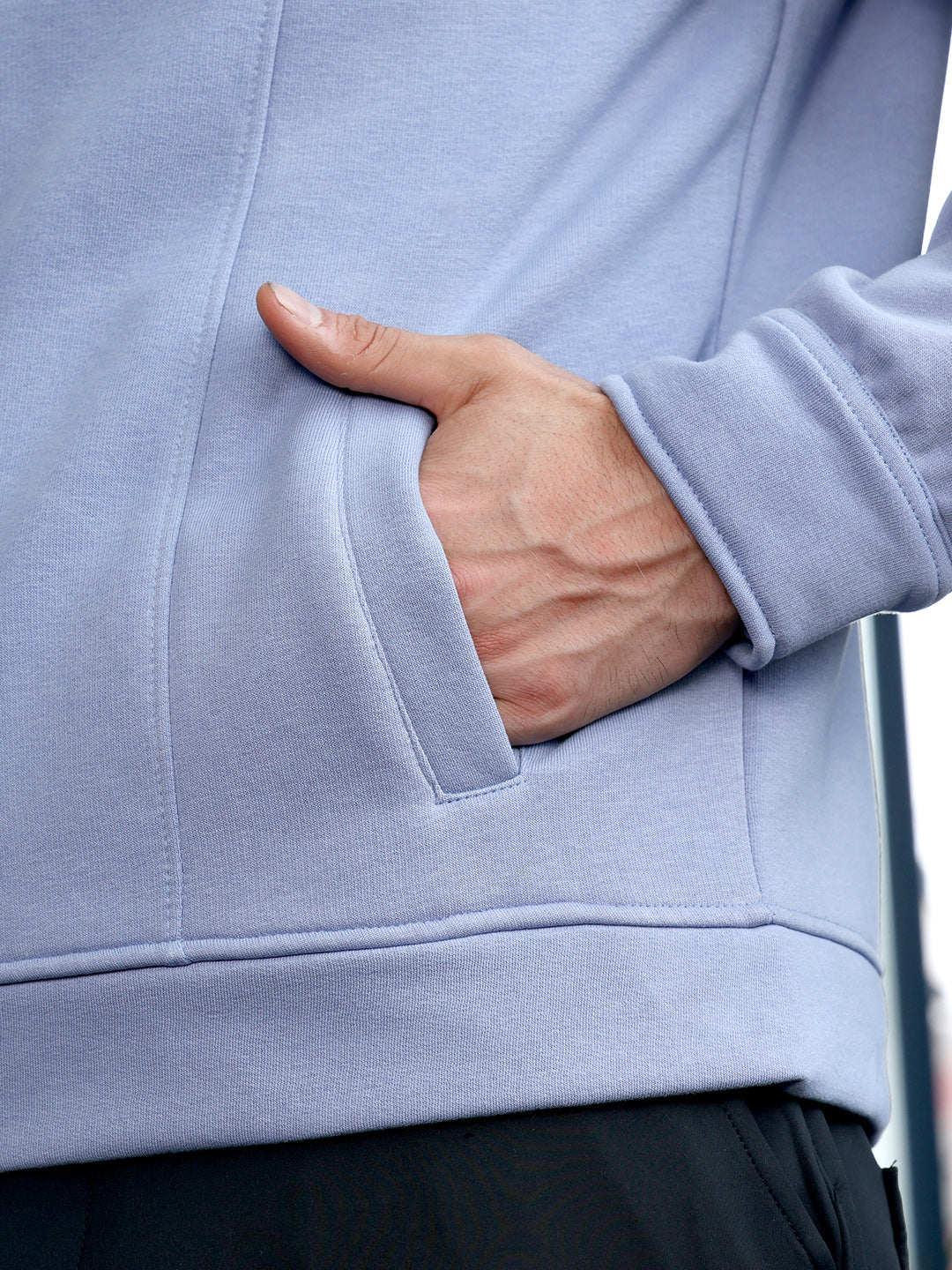 Panel-Stitch Knit Jacket