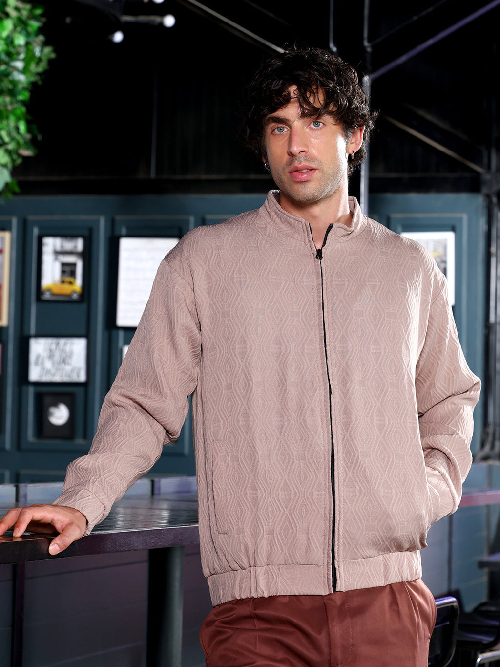 Illuminator-Tactile Bomber Jacket