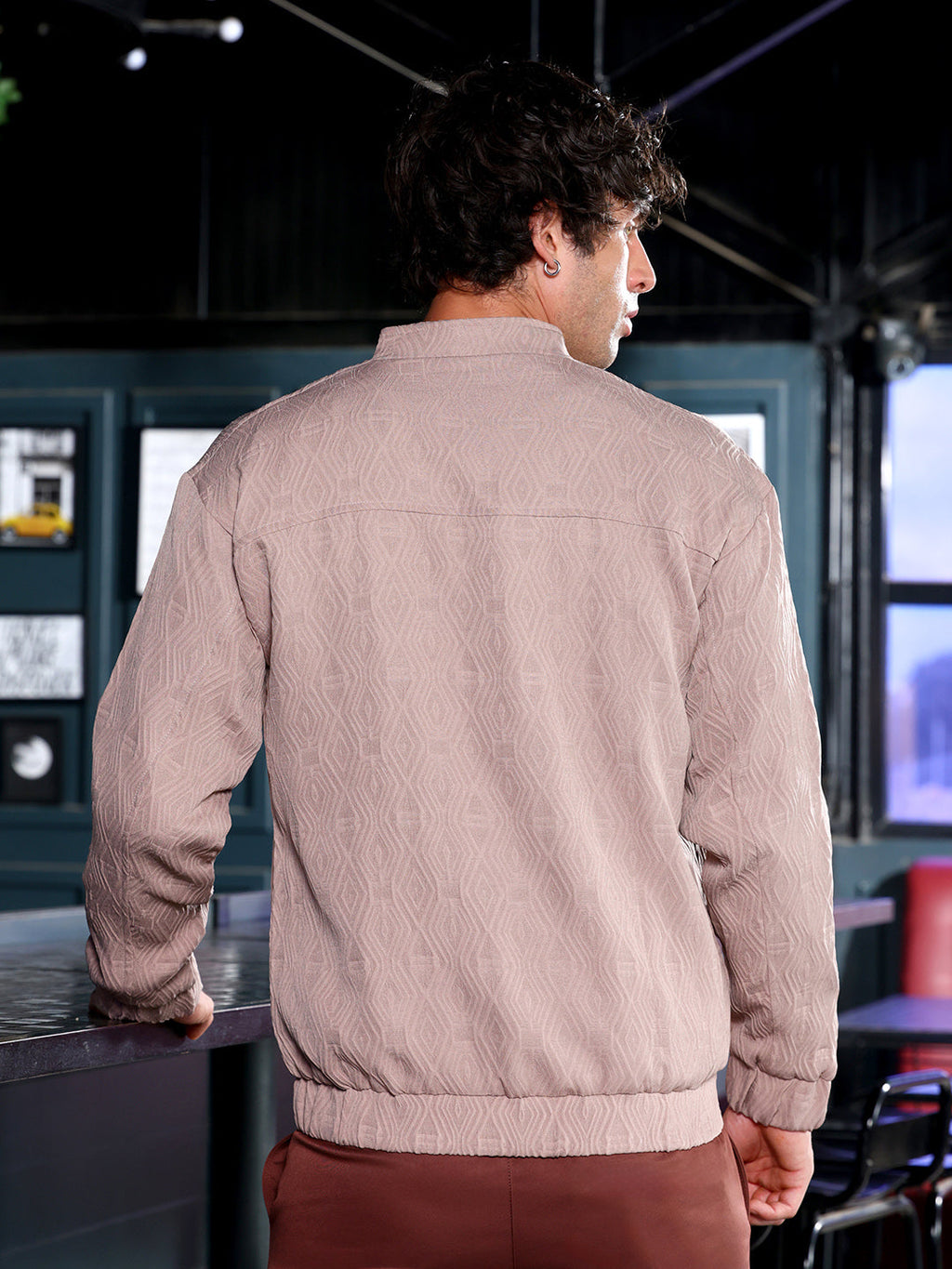 Illuminator-Tactile Bomber Jacket