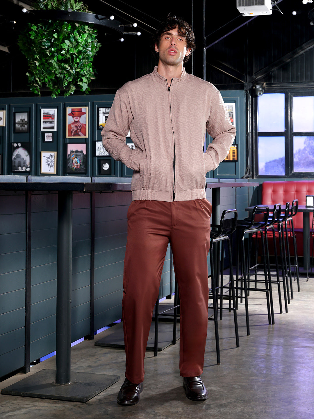 Illuminator-Tactile Bomber Jacket