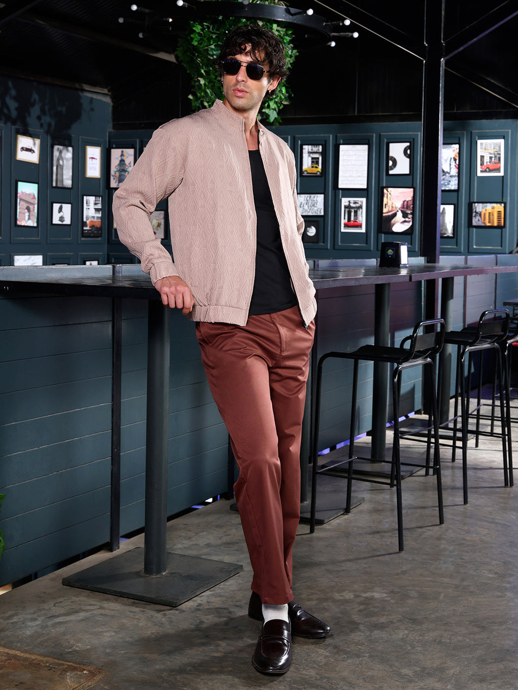 Illuminator-Tactile Bomber Jacket