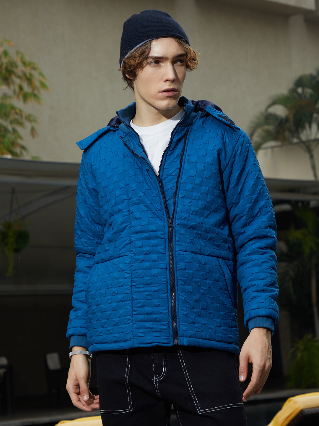 Tactile Shepard Check Puffer Jacket