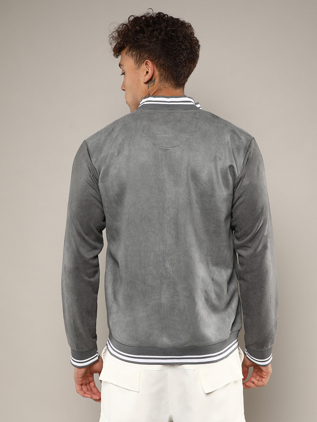 Zip-Front Baseball Jacket