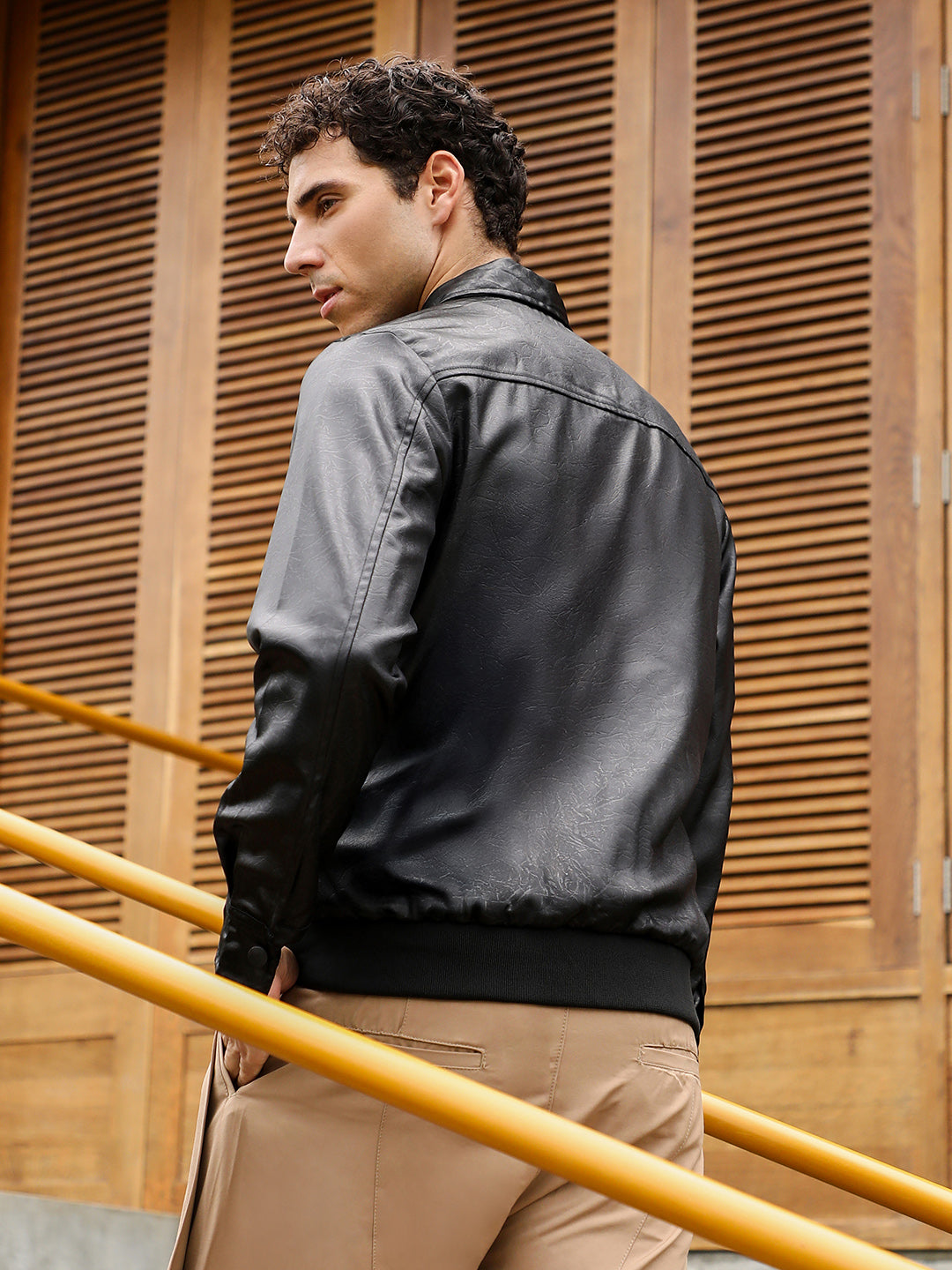 Zip-Front Embossed Jacket