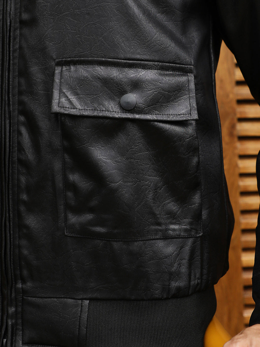 Zip-Front Embossed Jacket