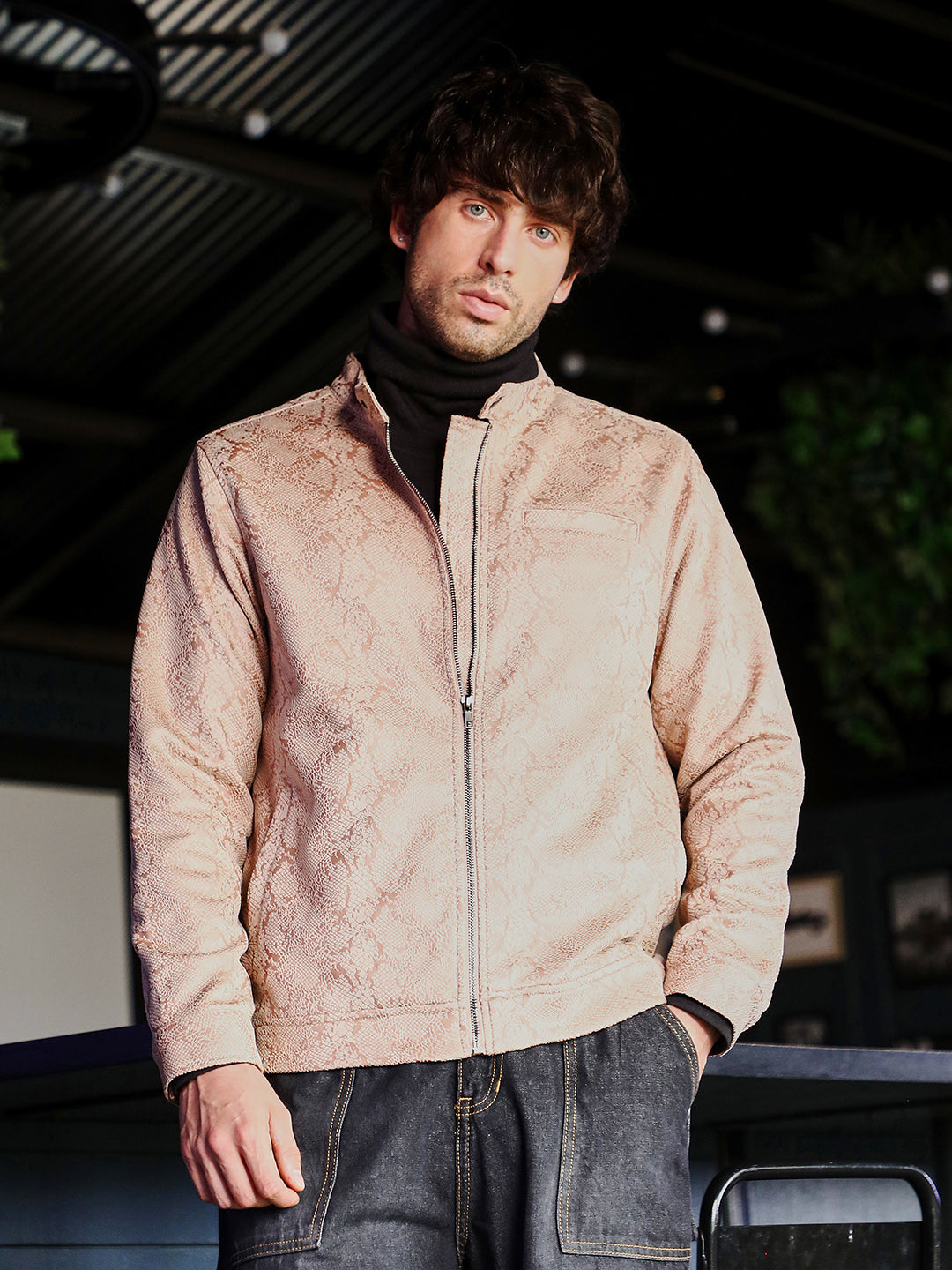 Reptilia-Jacquard Rider Jacket