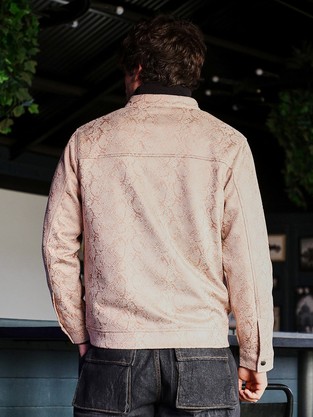 Reptilia-Jacquard Rider Jacket