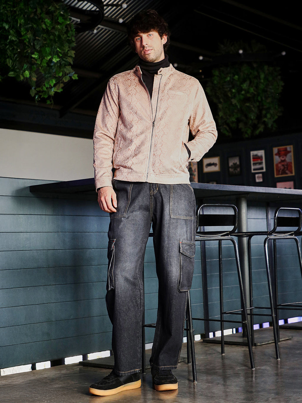 Reptilia-Jacquard Rider Jacket