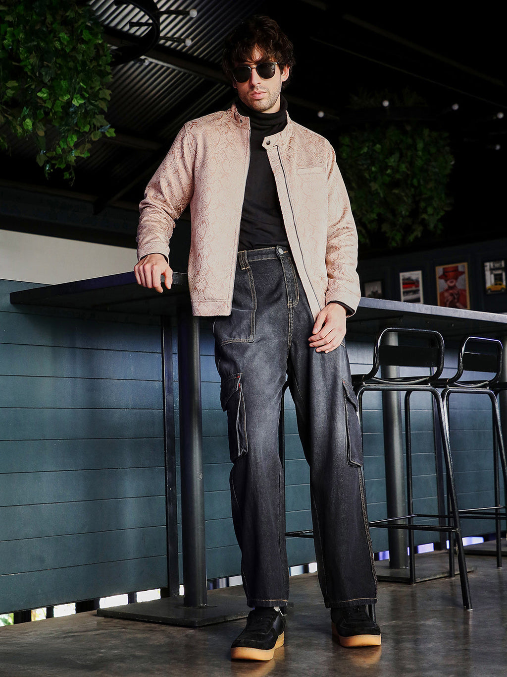 Reptilia-Jacquard Rider Jacket