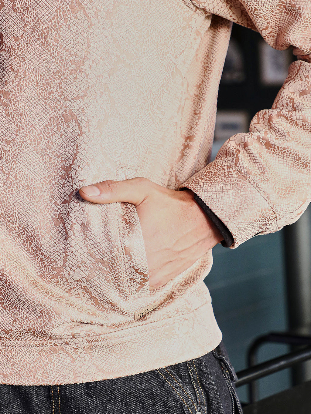 Reptilia-Jacquard Rider Jacket