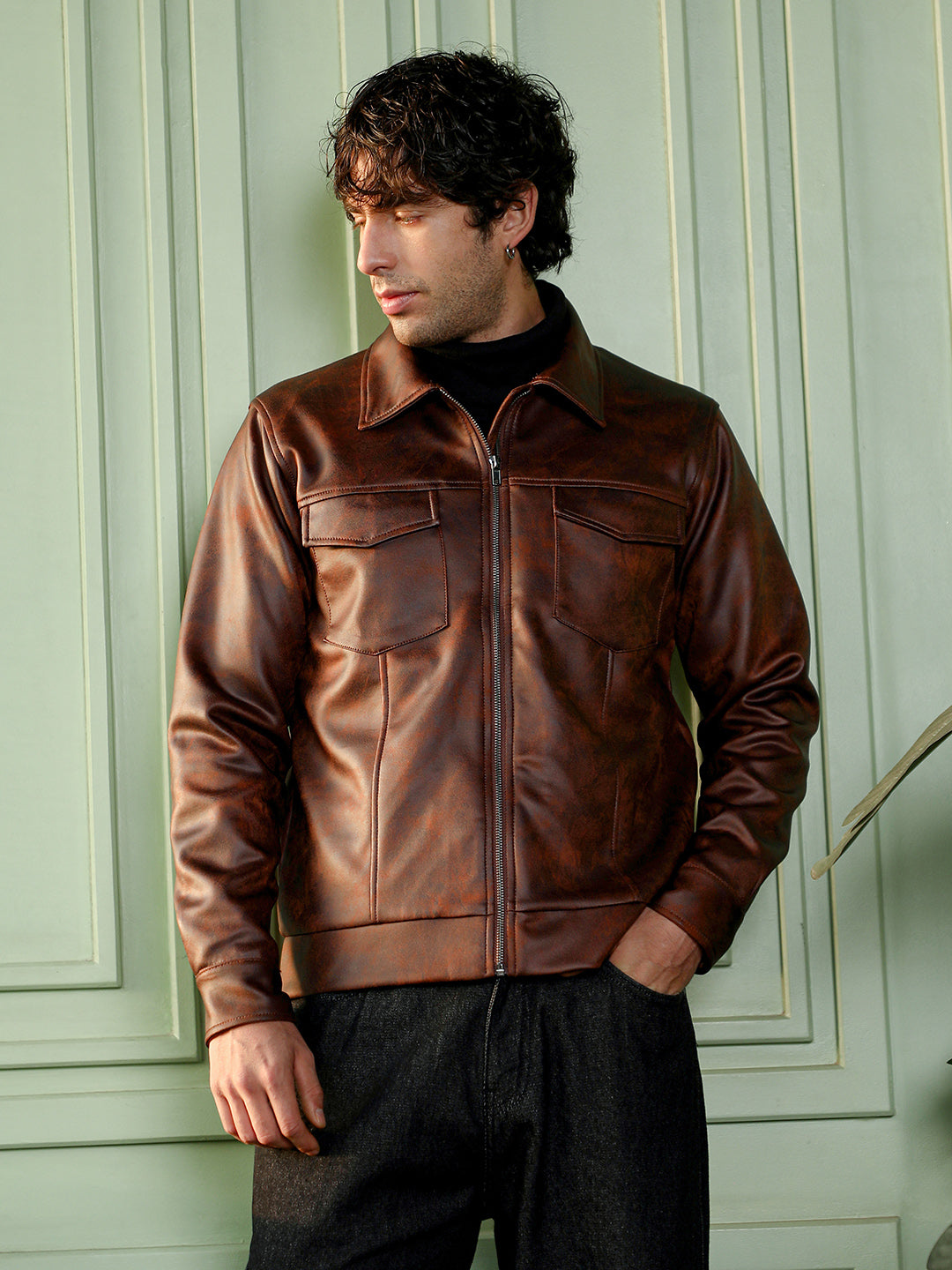 Dye Utility-Twill Bomber Jacket