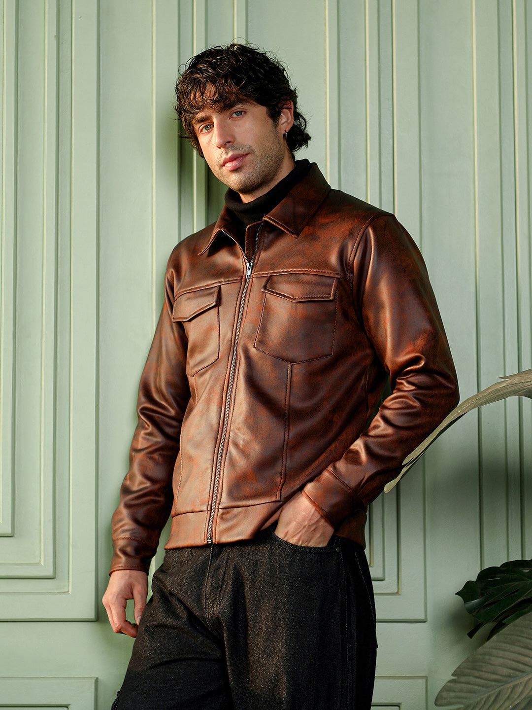 Dye Utility-Twill Bomber Jacket