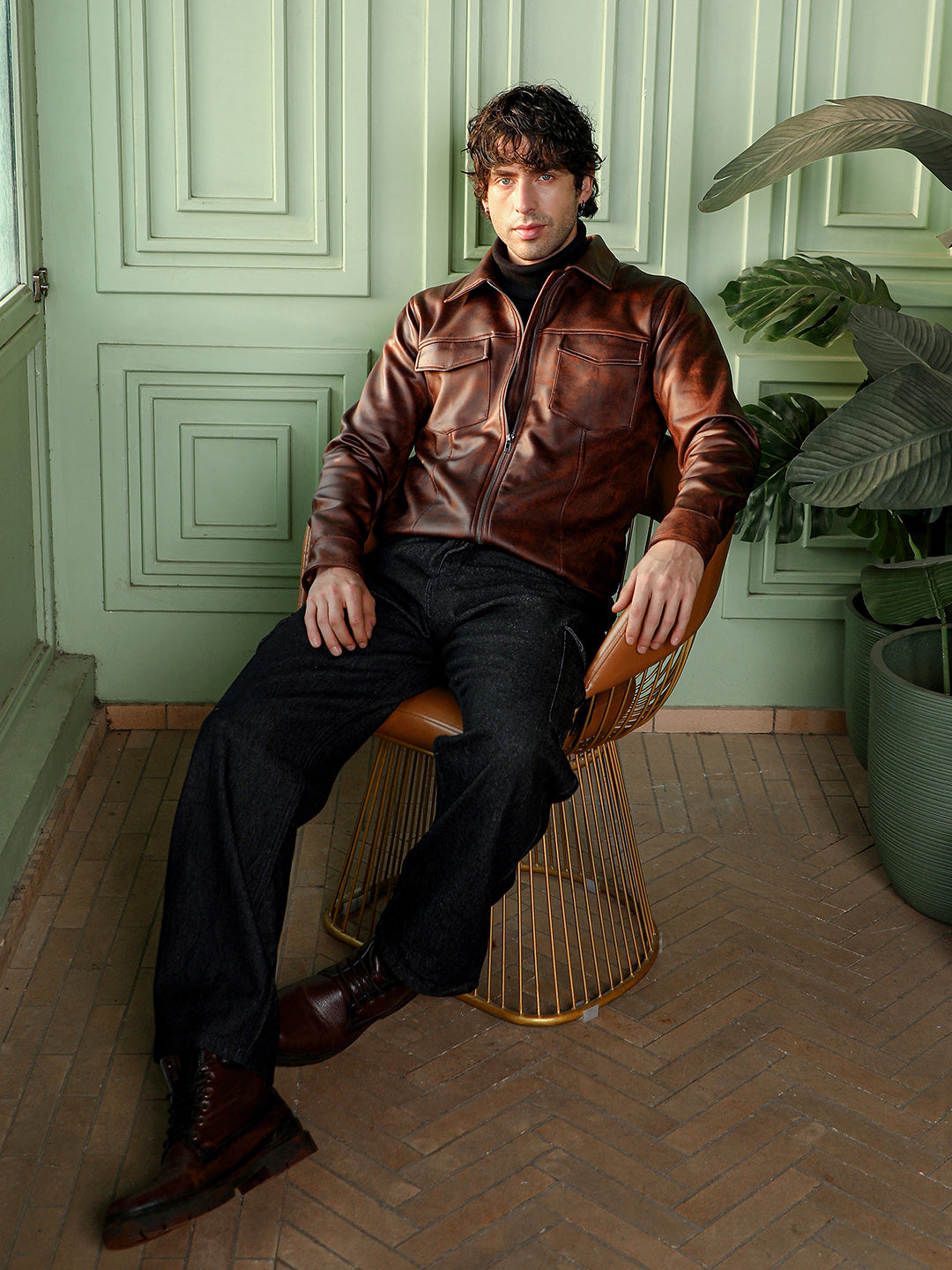 Dye Utility-Twill Bomber Jacket