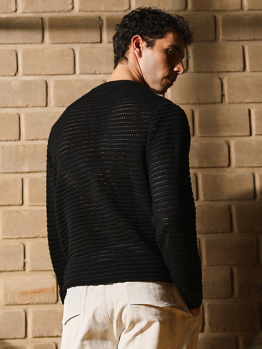 Loose-Knit Pullover Sweater