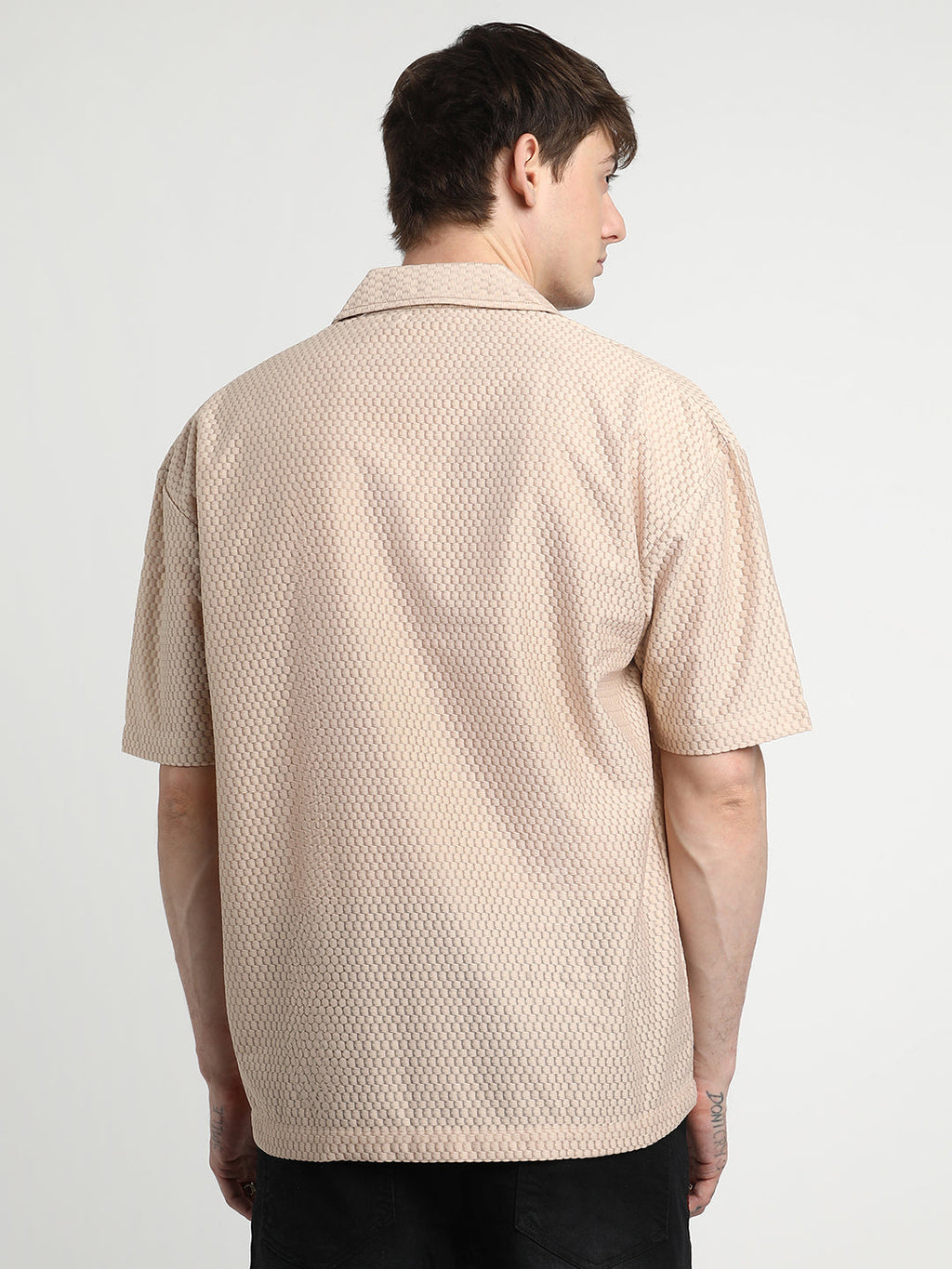 Oversized Honeycomb Shirt