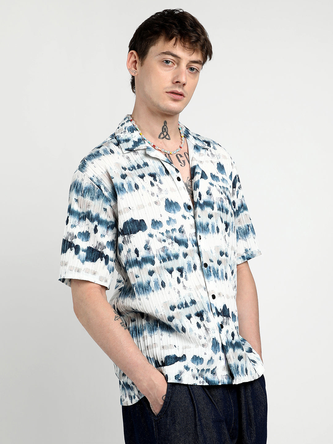 Oversized Water Strokes Shirt