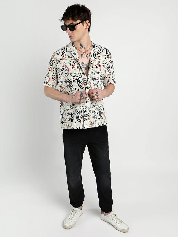 Oversized Bohemian Shirt