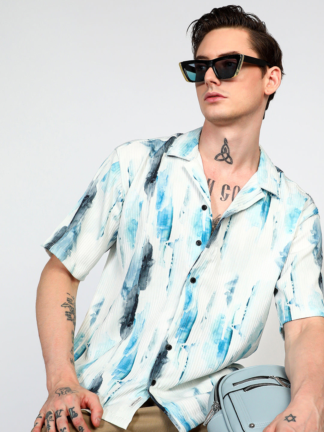 Oversized Water Strokes Shirt