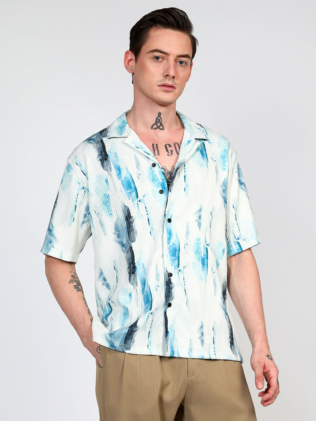 Oversized Water Strokes Shirt