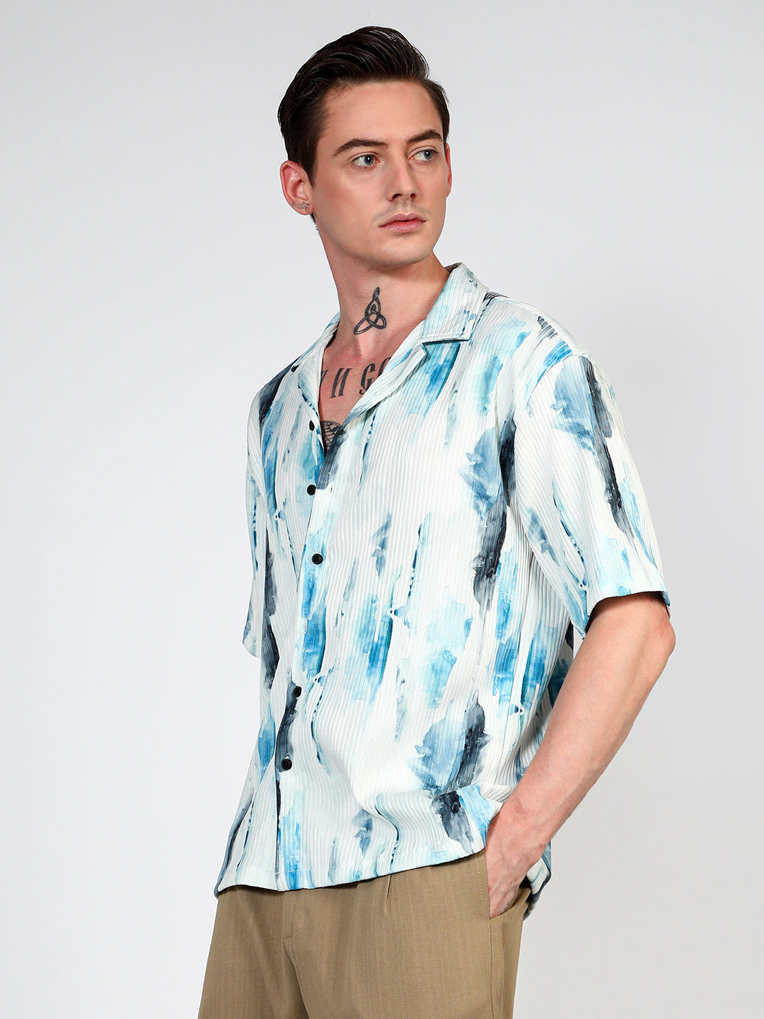 Oversized Water Strokes Shirt