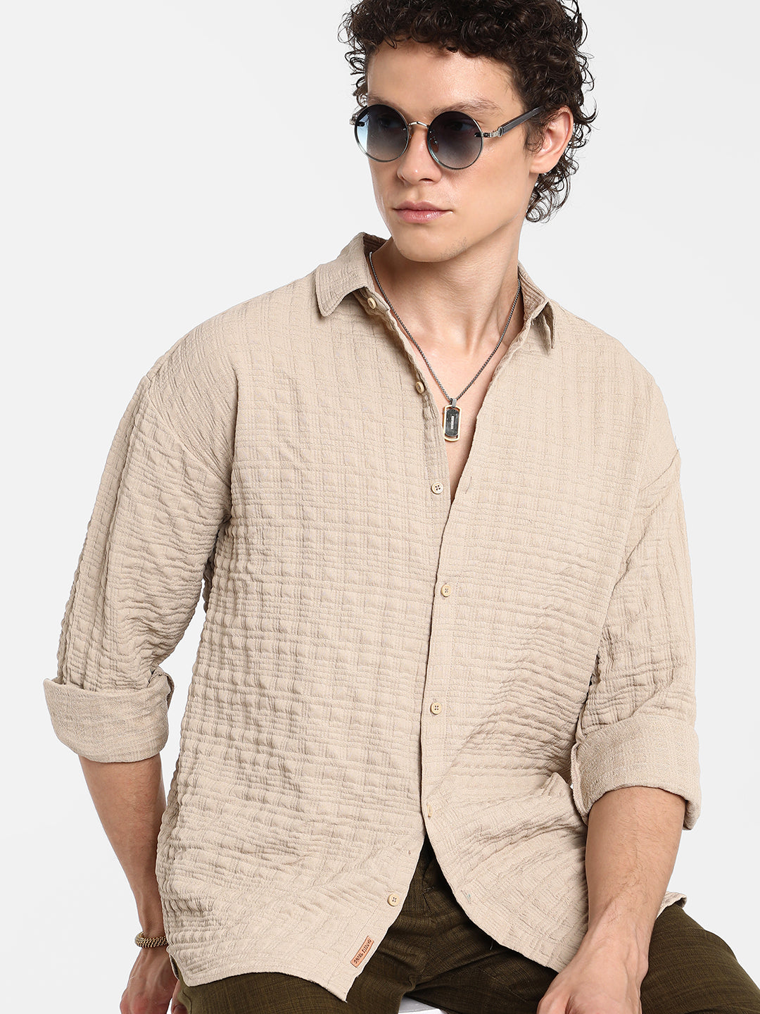 Dimentional-Textured Shirt