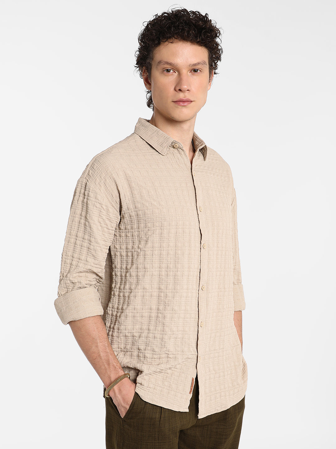 Dimentional-Textured Shirt