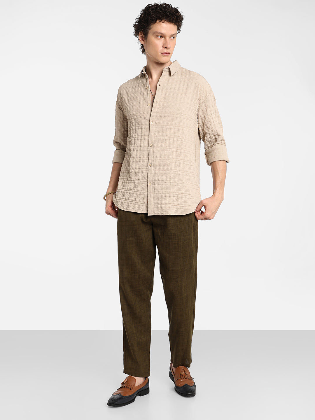 Dimentional-Textured Shirt