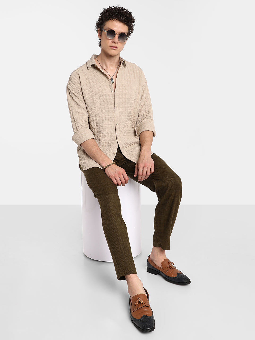 Dimentional-Textured Shirt