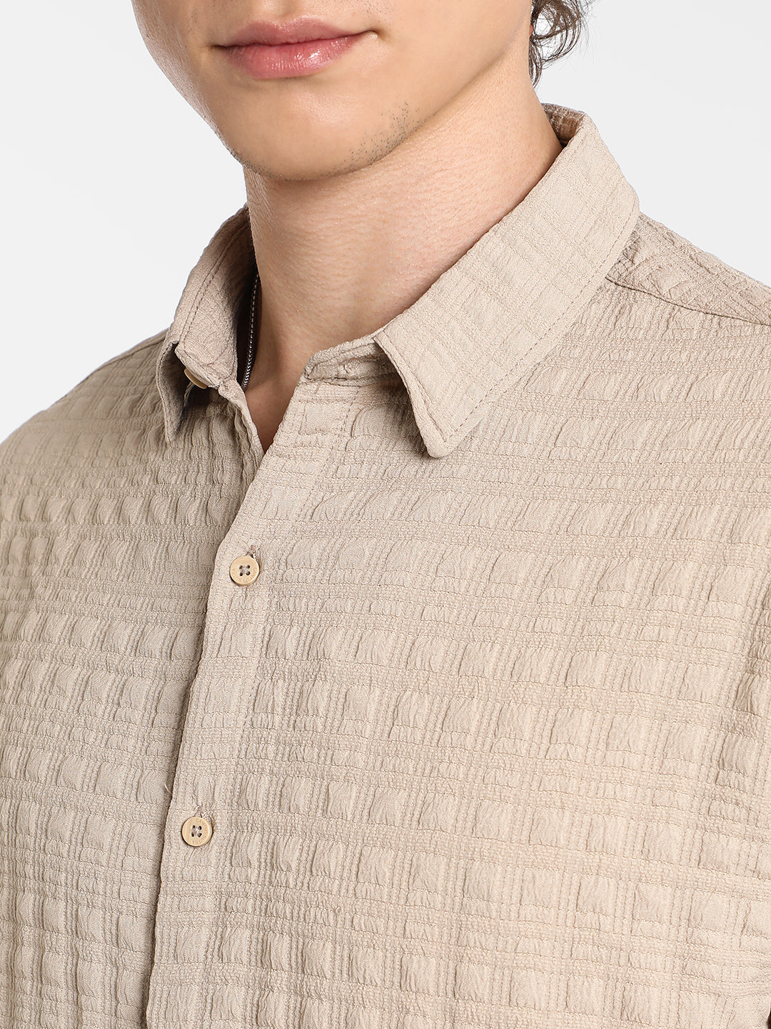 Dimentional-Textured Shirt