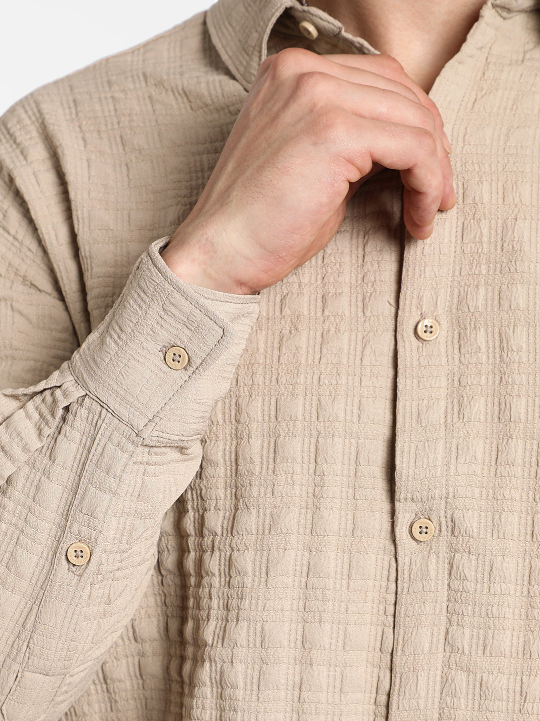 Dimentional-Textured Shirt