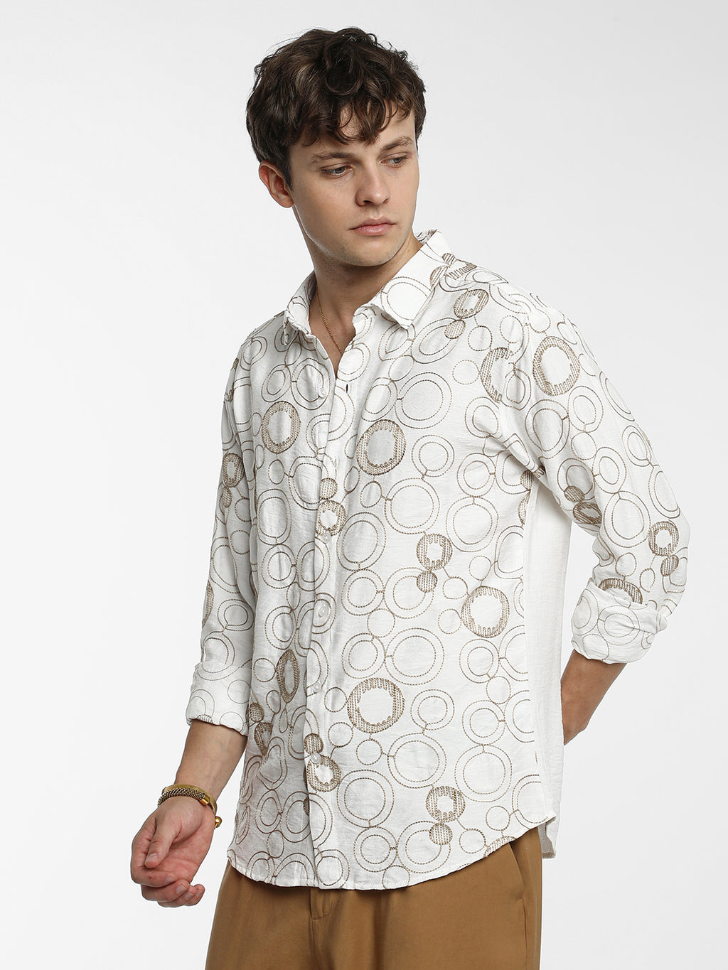 Circular-Lined Shirt
