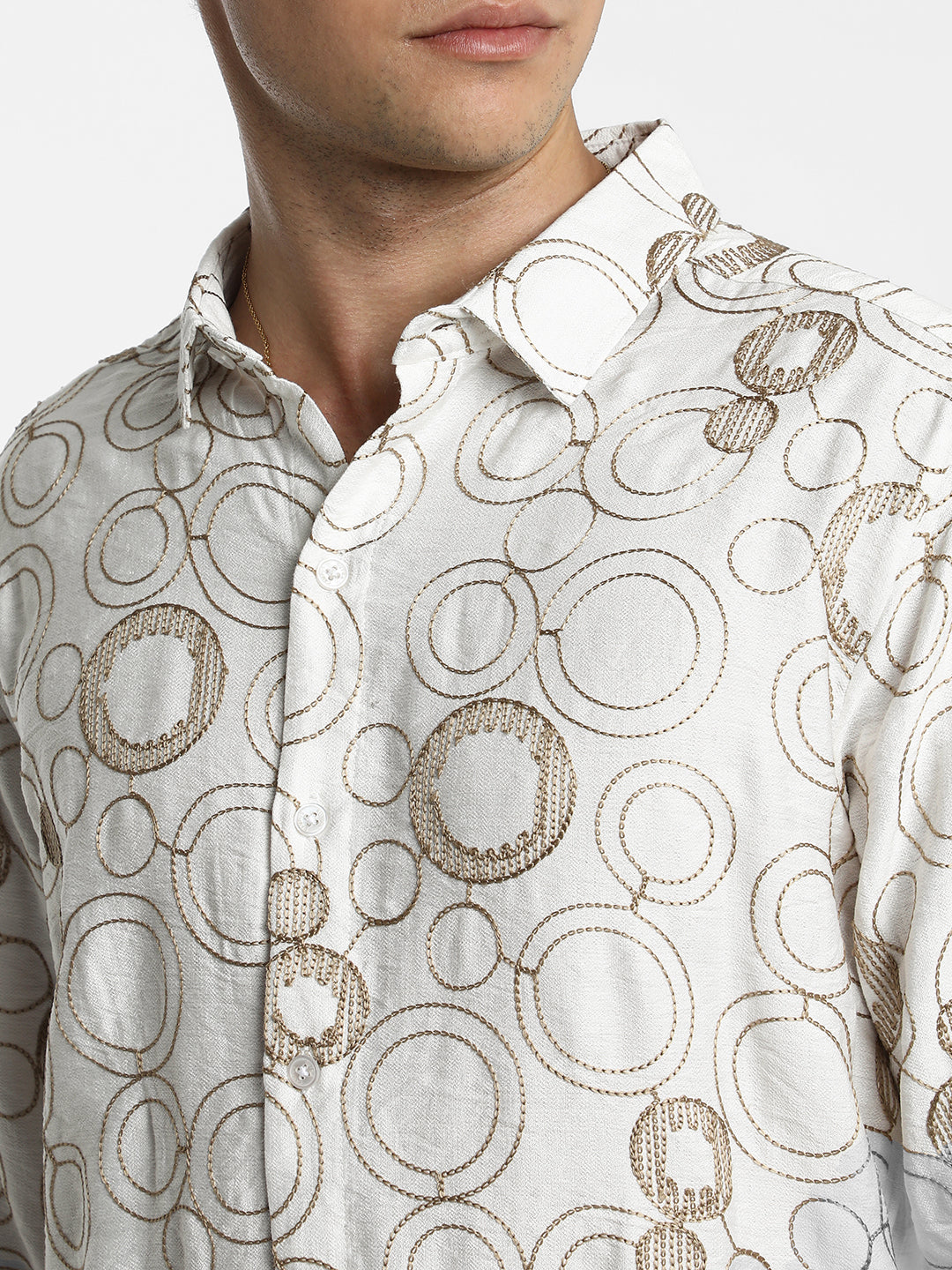 Circular-Lined Shirt