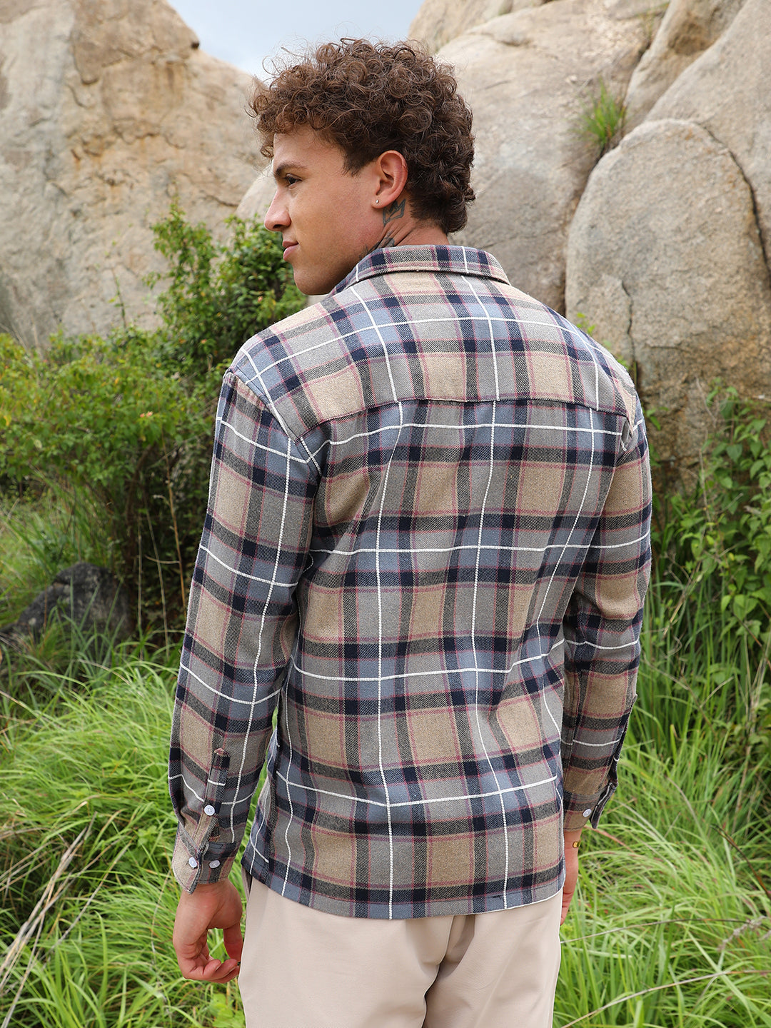 Tartan Plaid Utility Shirt