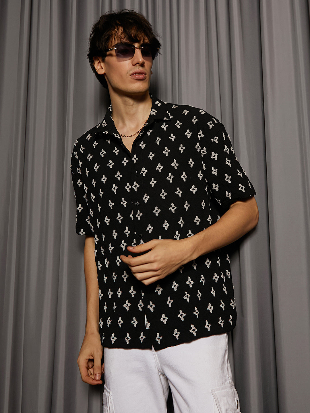 50s campus レーヨンシャツ 50s CAMPUS レーヨンシャツ オープンカラー | VOSTOK