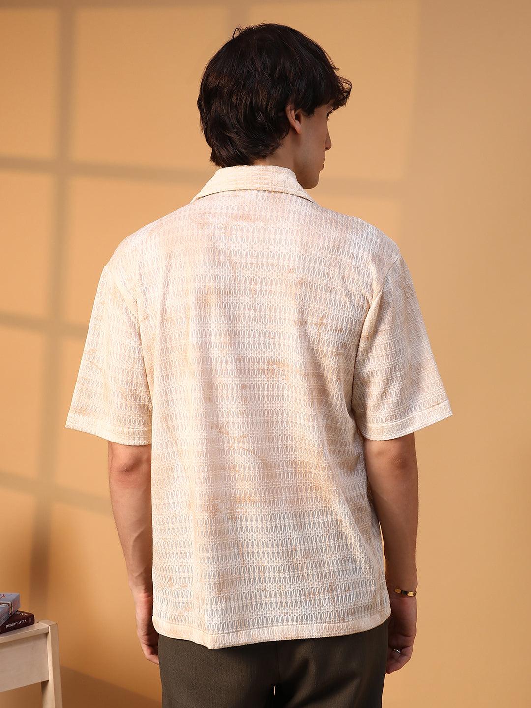 Faded Woven Oversized Shirt