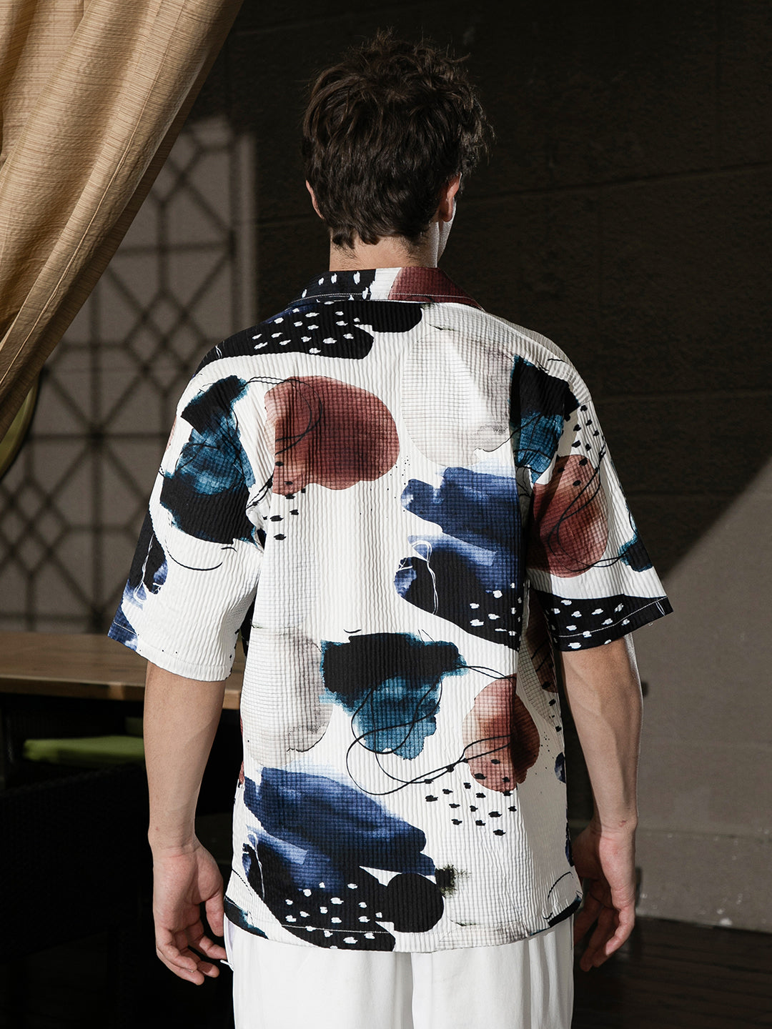 Abstract Blob Oversized Shirt