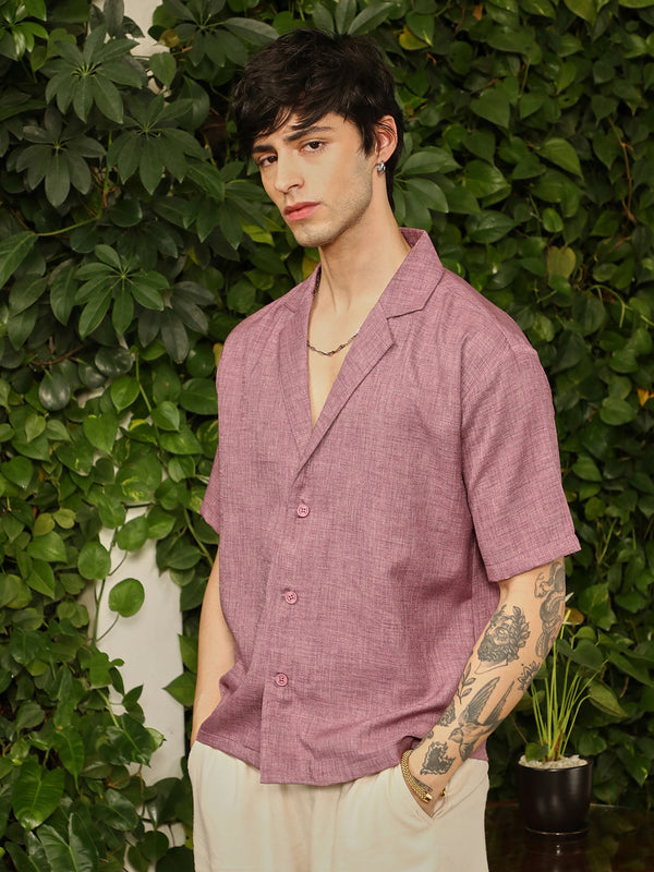 Heathered Korean Oversized Shirt