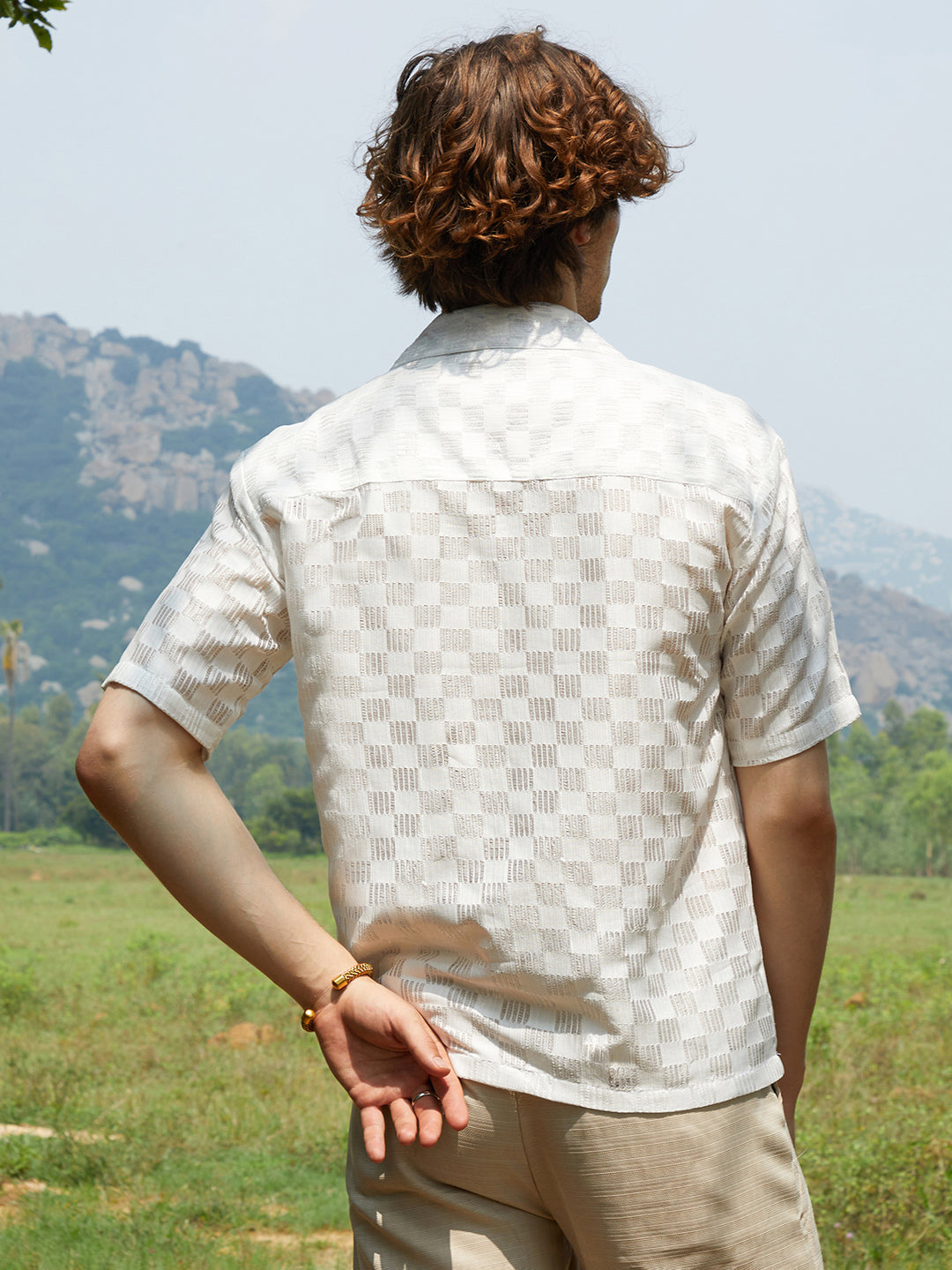 Cubic-Ripple Shirt