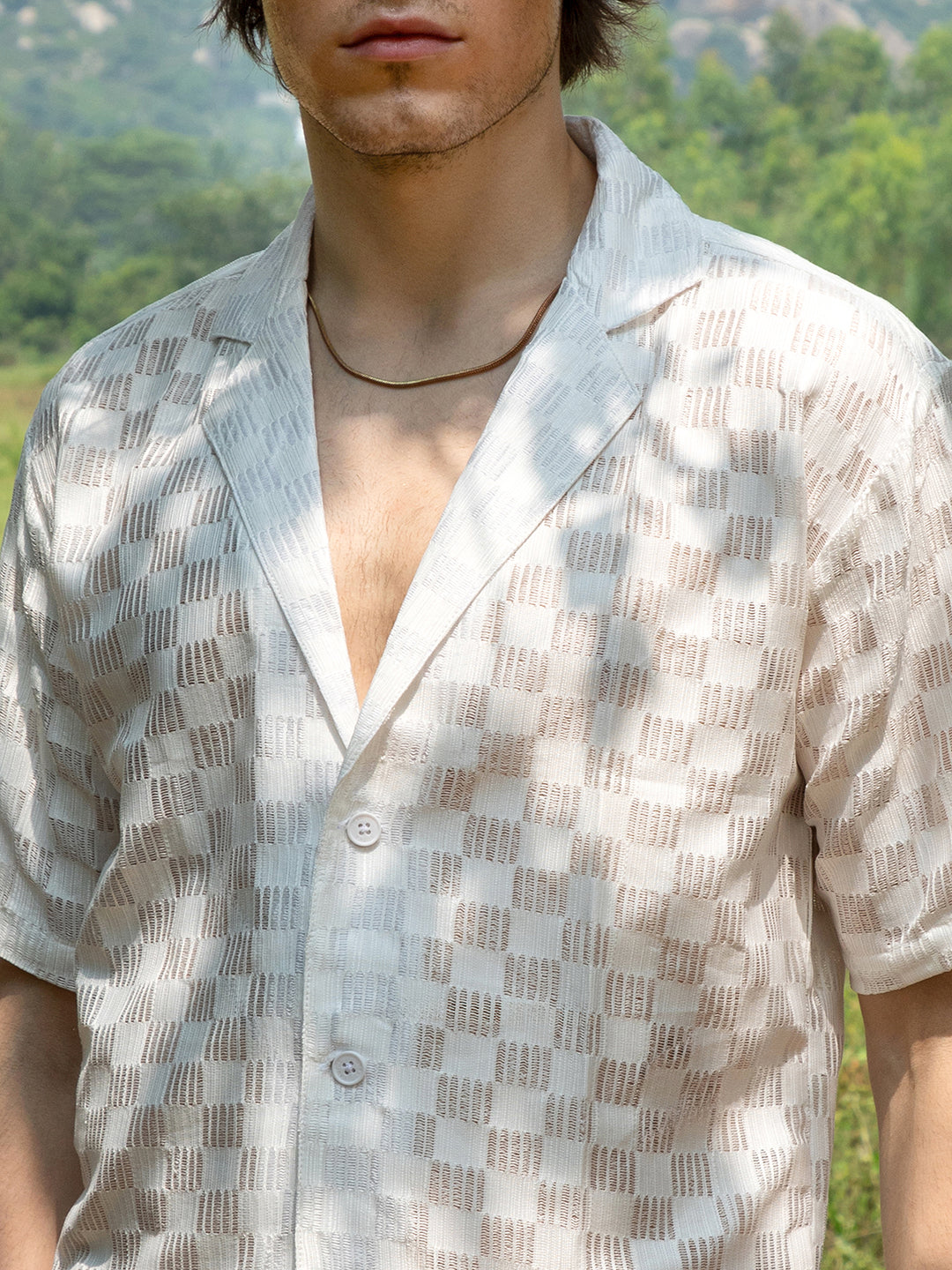 Cubic-Ripple Shirt