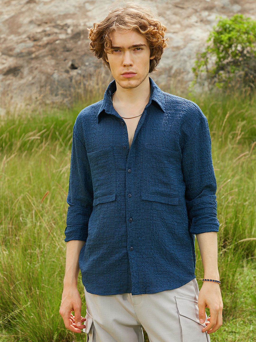 Straw Utility Oversized Shirt