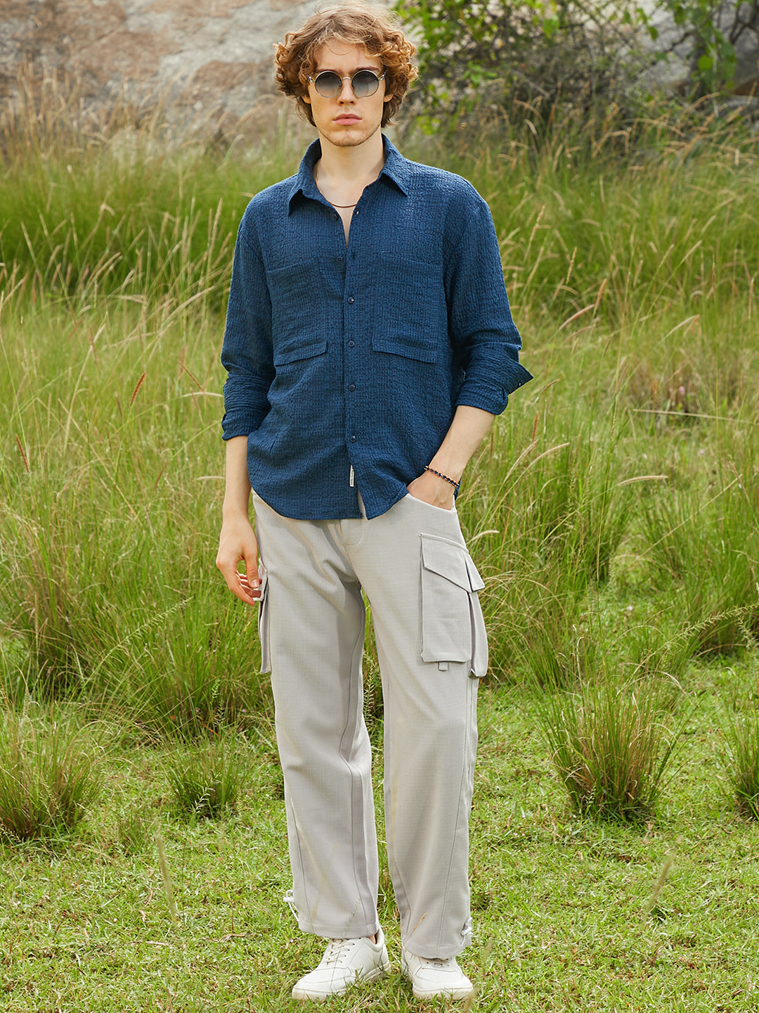 Straw Utility Oversized Shirt