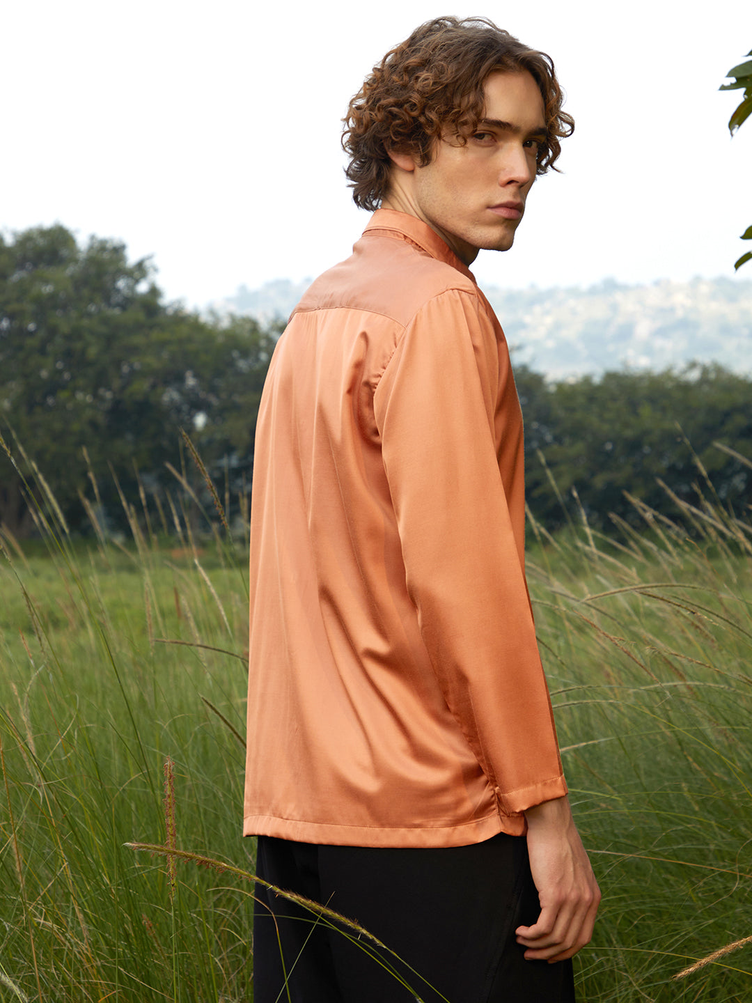 Satin Oversized Shirt