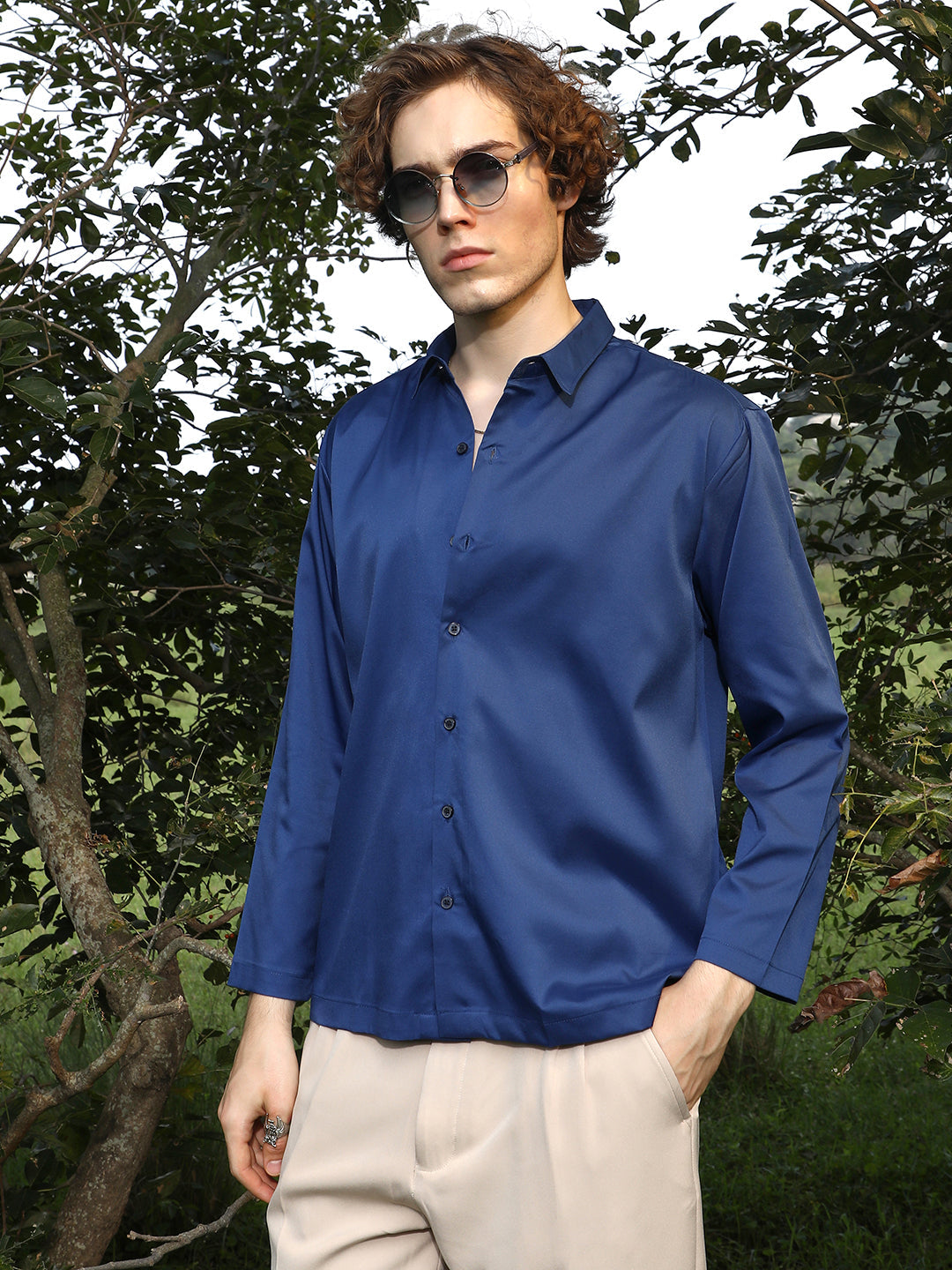 Satin Oversized Shirt