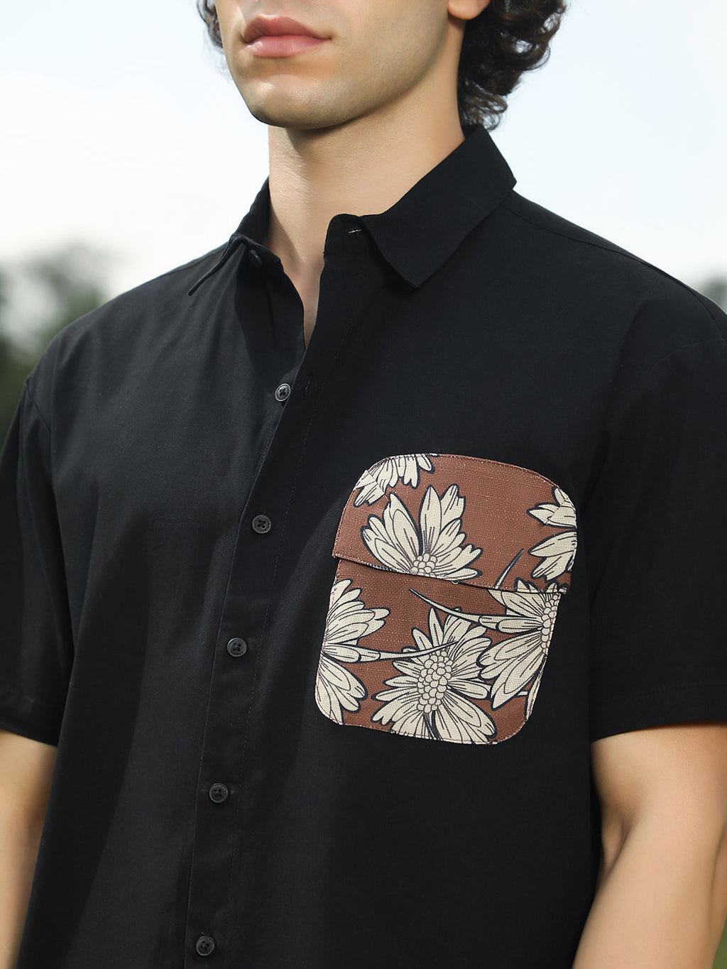 Flora-Block Shirt