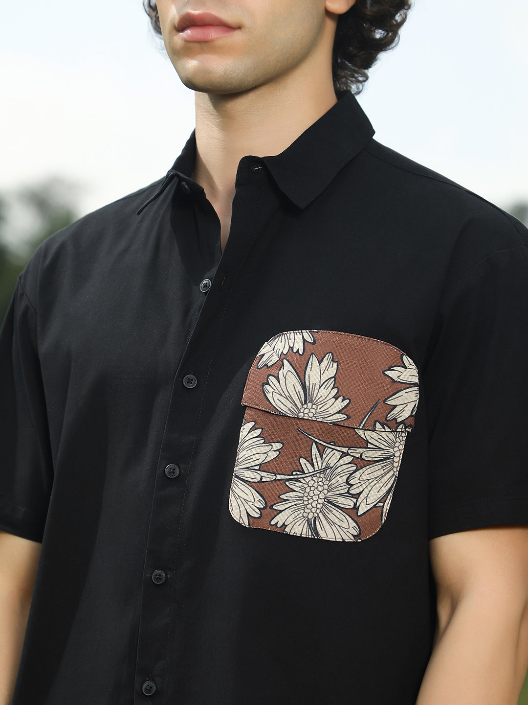 Flora-Block Shirt